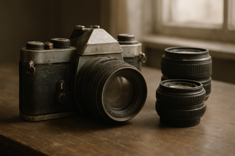 長年保管されていた古いフィルムカメラ(動作不明・ジャンクでも査定対象)