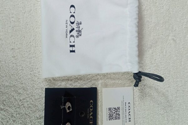 COACH シグネチャーC ラインストーン イヤリング
