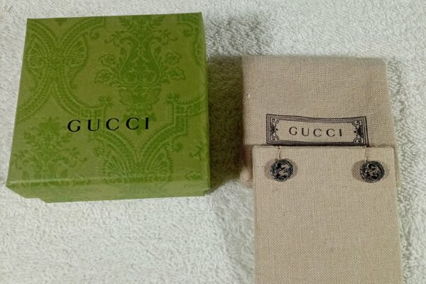 GUCCI インターロッキングG シルバーピアス